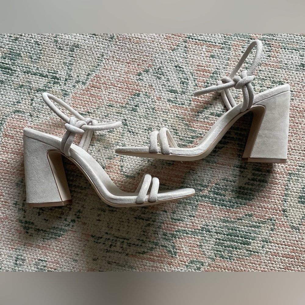 Steve Madden Harrow Heeled Sandals - Dusty Gold - 7.5W - NWOT